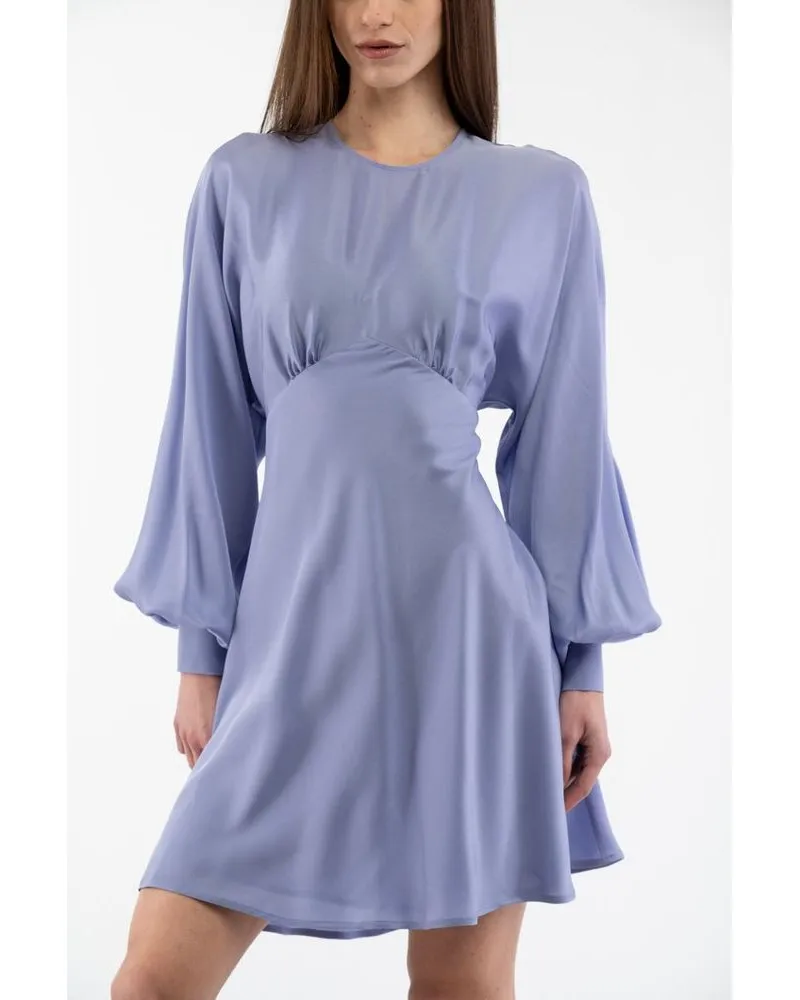 Moschino Women's Purple Marabou Casual Dress Purple