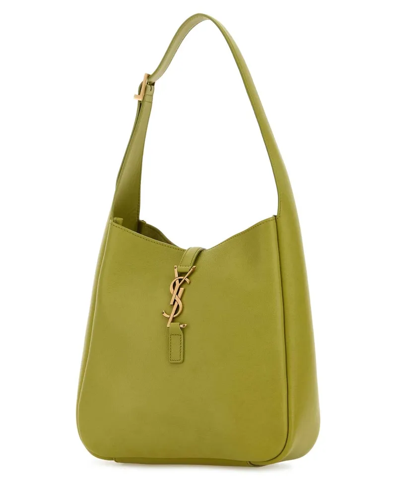 Saint Laurent Women's Le 5 À 7 Shoulder Bag Green Calf Green