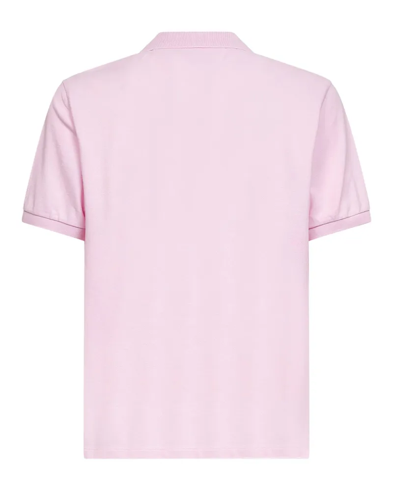 MC2 Saint Barth Men's Polo Shirt Charles Pink Stretch Cotton T-shirts And Polos Pink