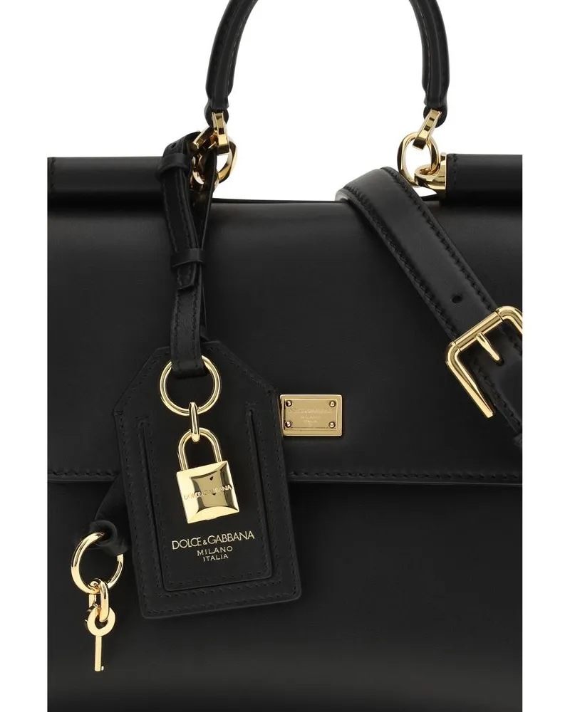 Dolce & Gabbana Top Handle Bag — Black Black