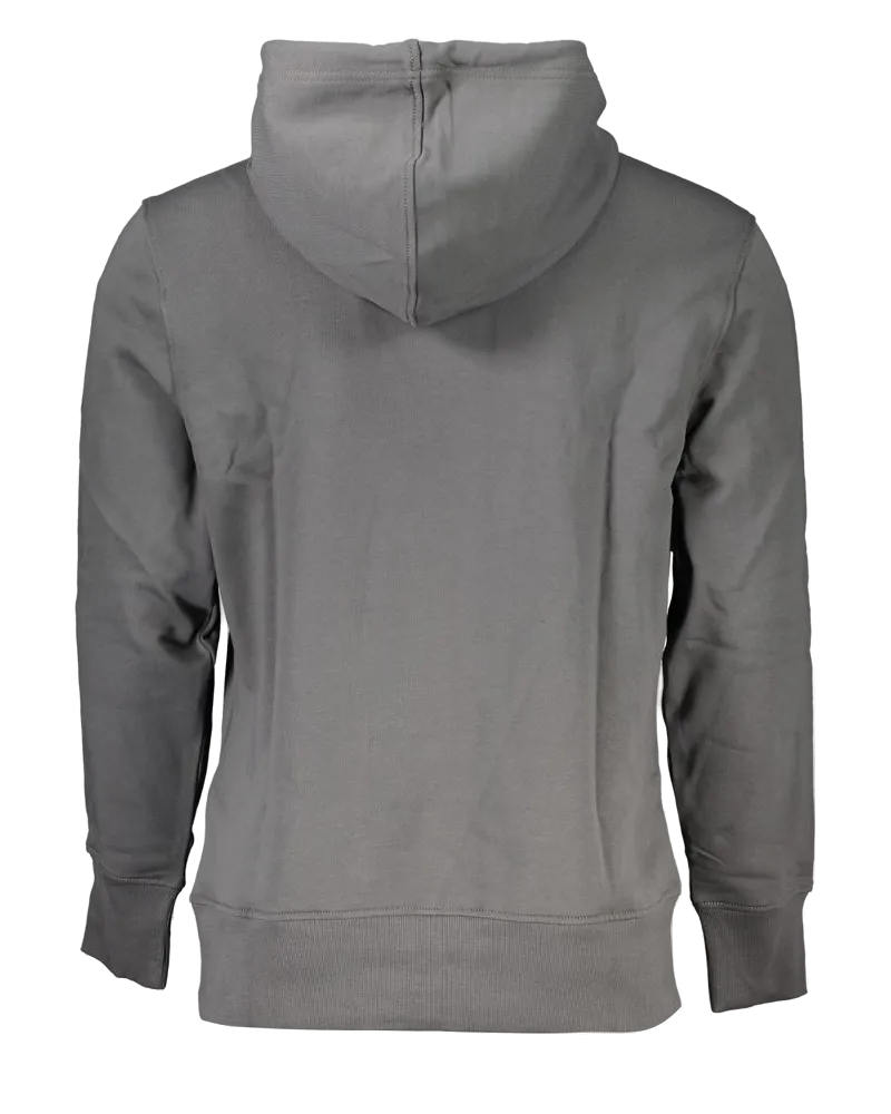 Calvin Klein Brushed Cotton Hoodie — Gray Gray