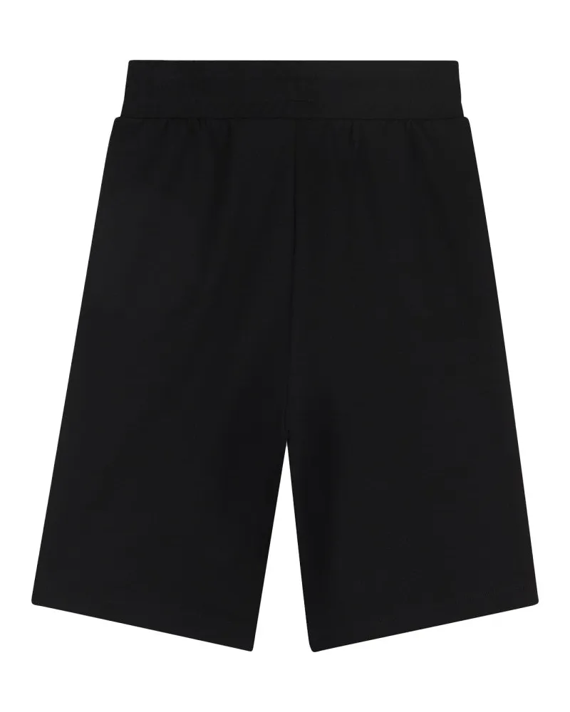 DKNY Viscose Blend Bermuda Shorts — Black Black