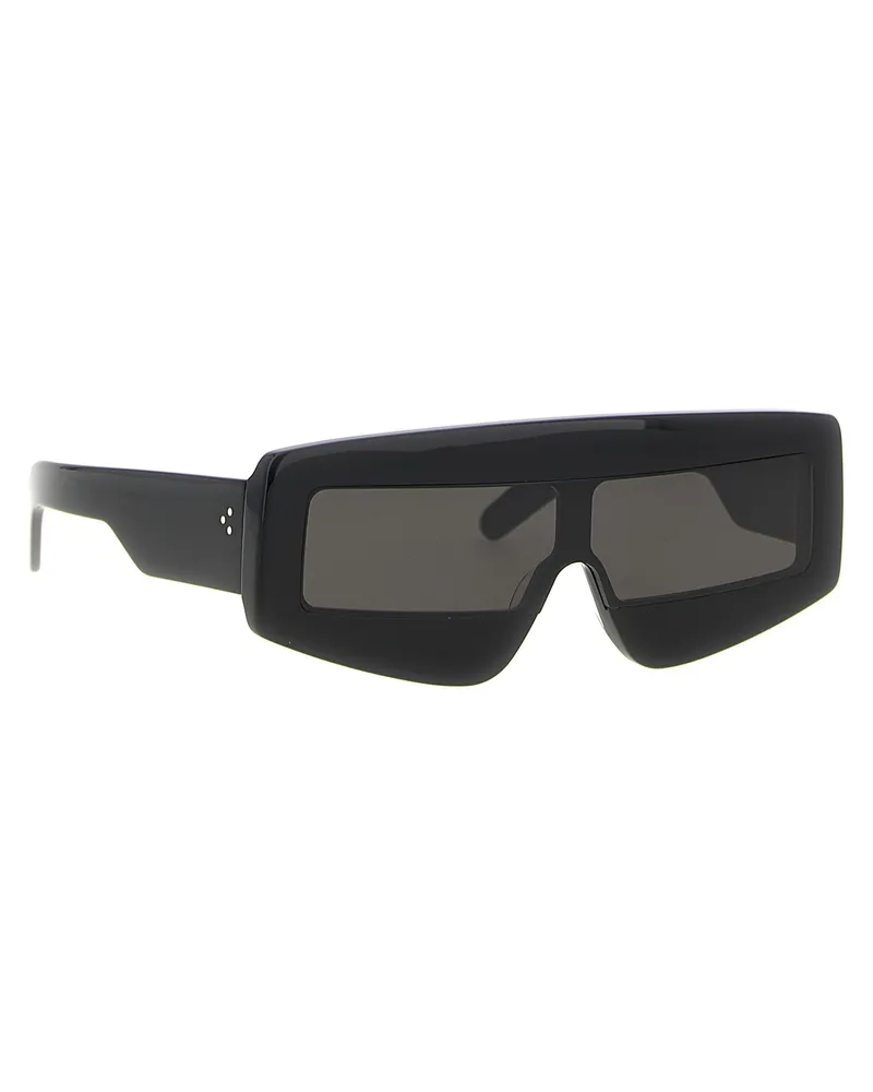 Rick Owens Unisex Black Acetate Sunglasses Black