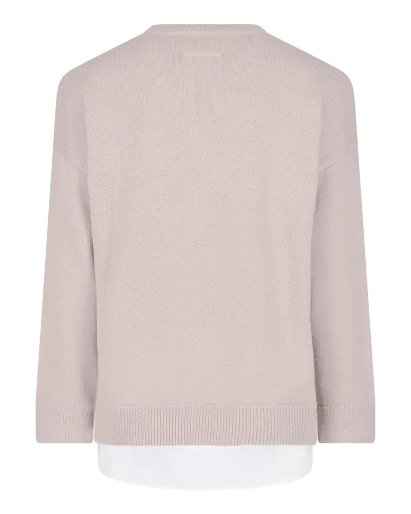 Maison Margiela Men's Sweaters Beige Virgin Wool Beige