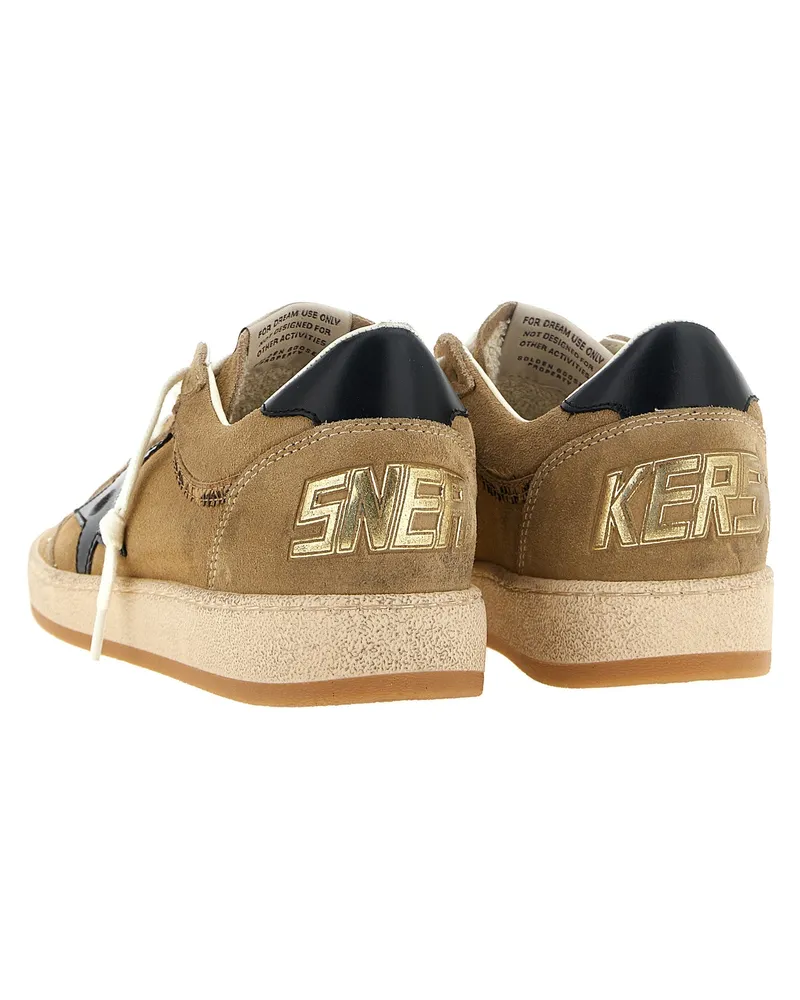Golden Goose Ball Star Sneakers — Beige Beige