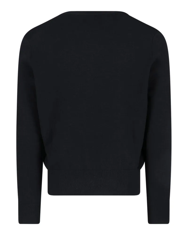 AMI Paris Men's Ami Sweaters Black Wool Black