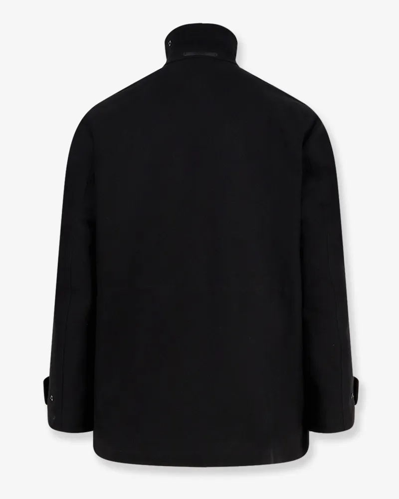 Hevò Men's Jacket Castel Del Monte Black Cotton Black