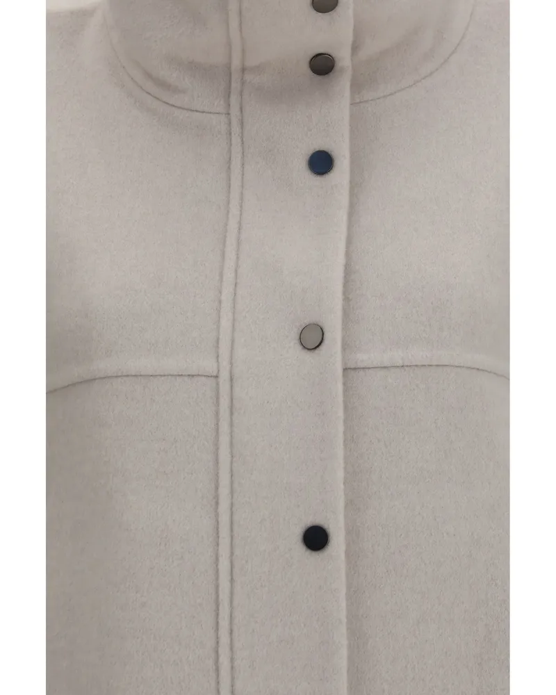 Brunello Cucinelli Virgin Wool and Cashmere Jacket — Beige Beige