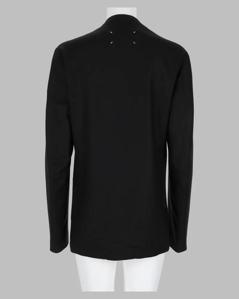 Maison Margiela Virgin Wool Blazer — Black Black