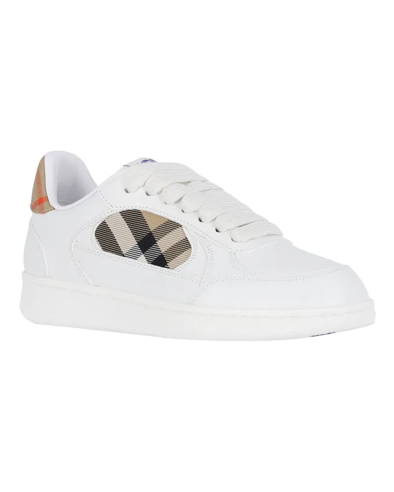 Burberry Women's Sneakers White Calf Leather White