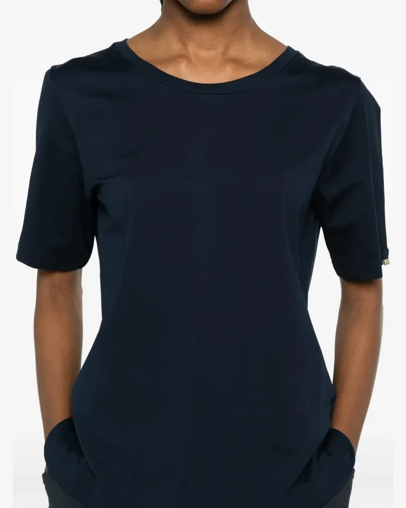 Herno Women's Round-Neck T-Shirt Ss26 W Navy