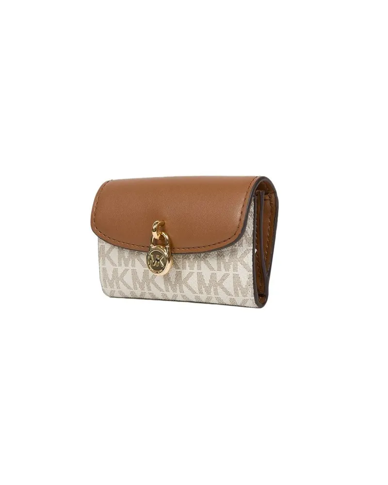 Michael Kors Women's Wallet Vanilla Polyurethane Bags Beige