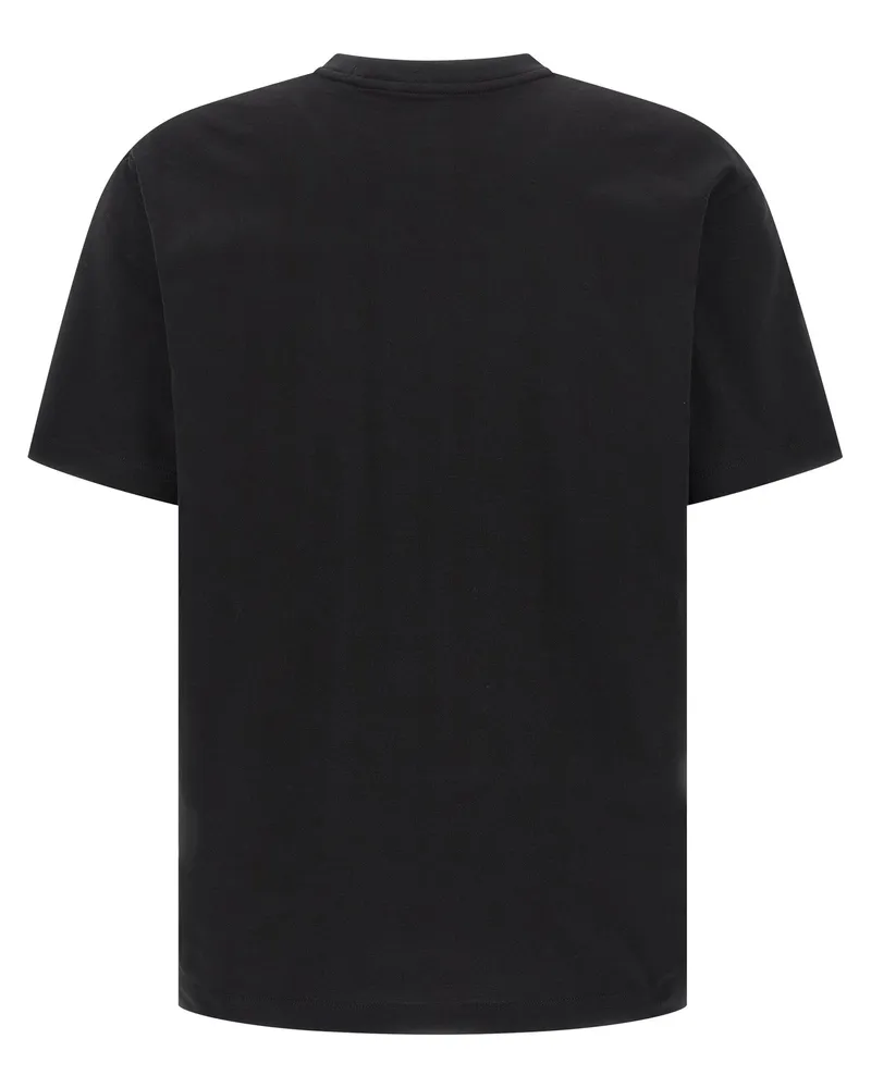 Y-3 Men's Black Cotton T-Shirt Black