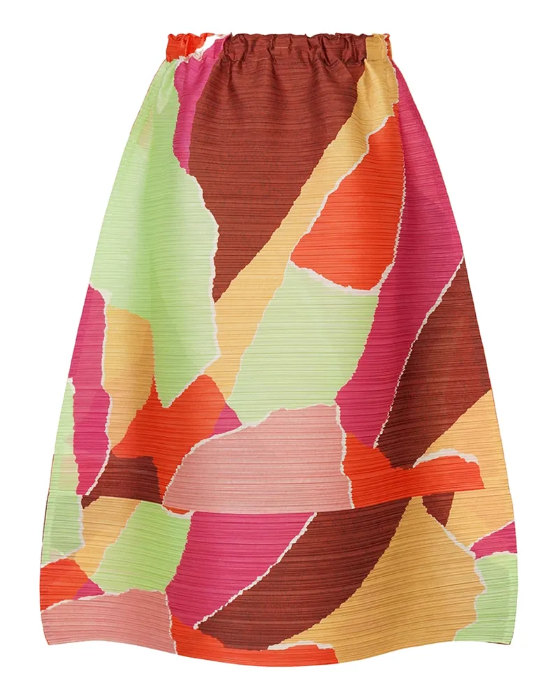 Issey Miyake Pleats Please Surprise Skirt — Multicolor Multicolor