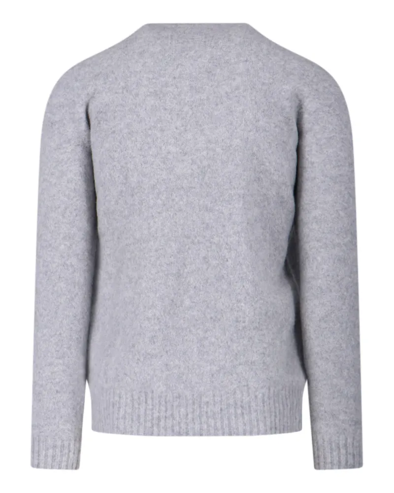 Drumohr  Men's Sweaters Grey Lambswool Gray