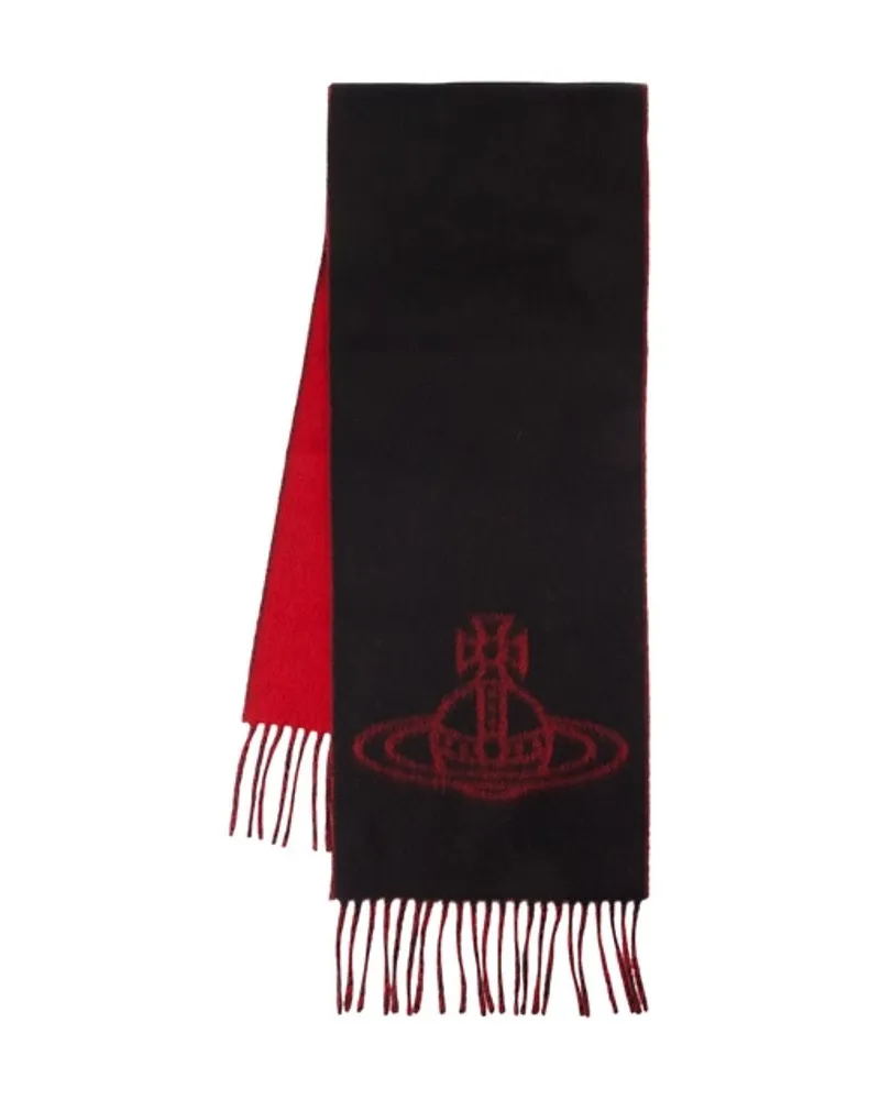 Vivienne Westwood Women's 25x180 Scarf -  Wool Black Accessories Black