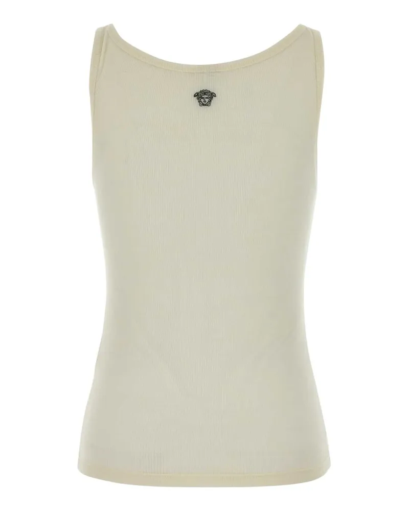 Versace 10236981a17548 1w150 Cream Exterior: Virgin Wool Maglie Sweater White