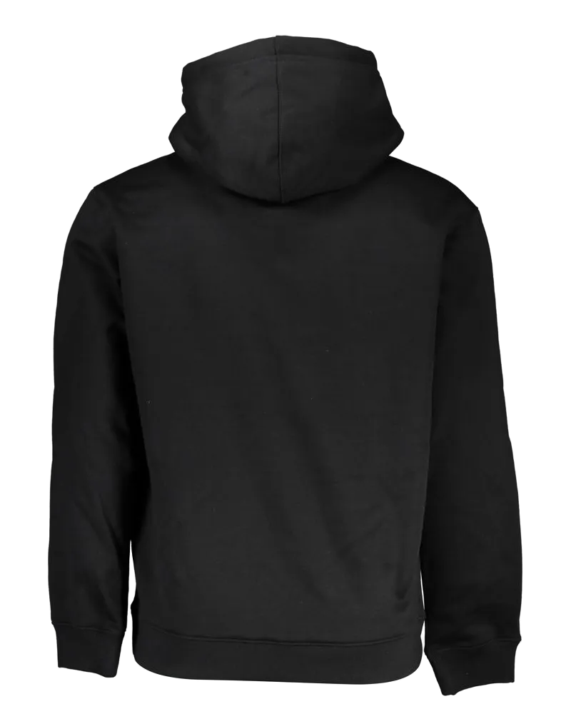 Calvin Klein Logo-Embroidered Recycled Polyester Sweatshirt — Black Black