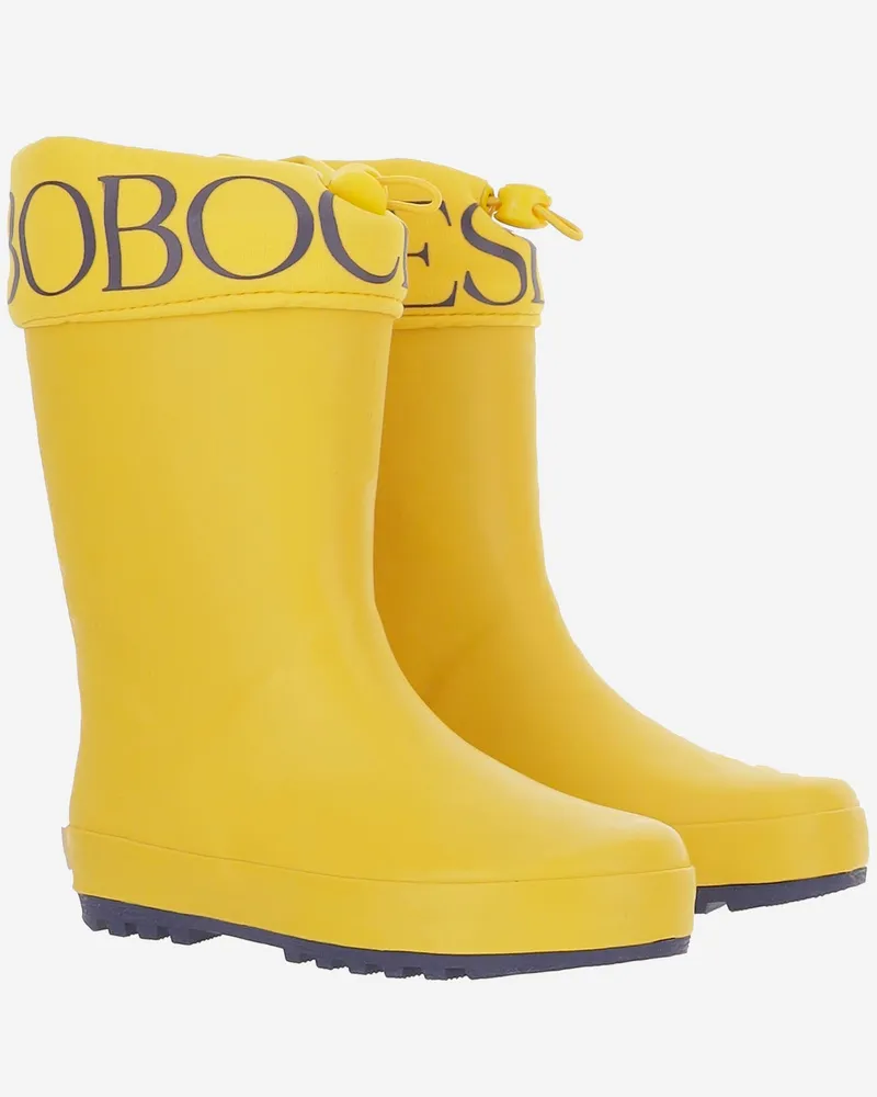 BOBO CHOSES Boys' Rubber Boots Yellow Yellow