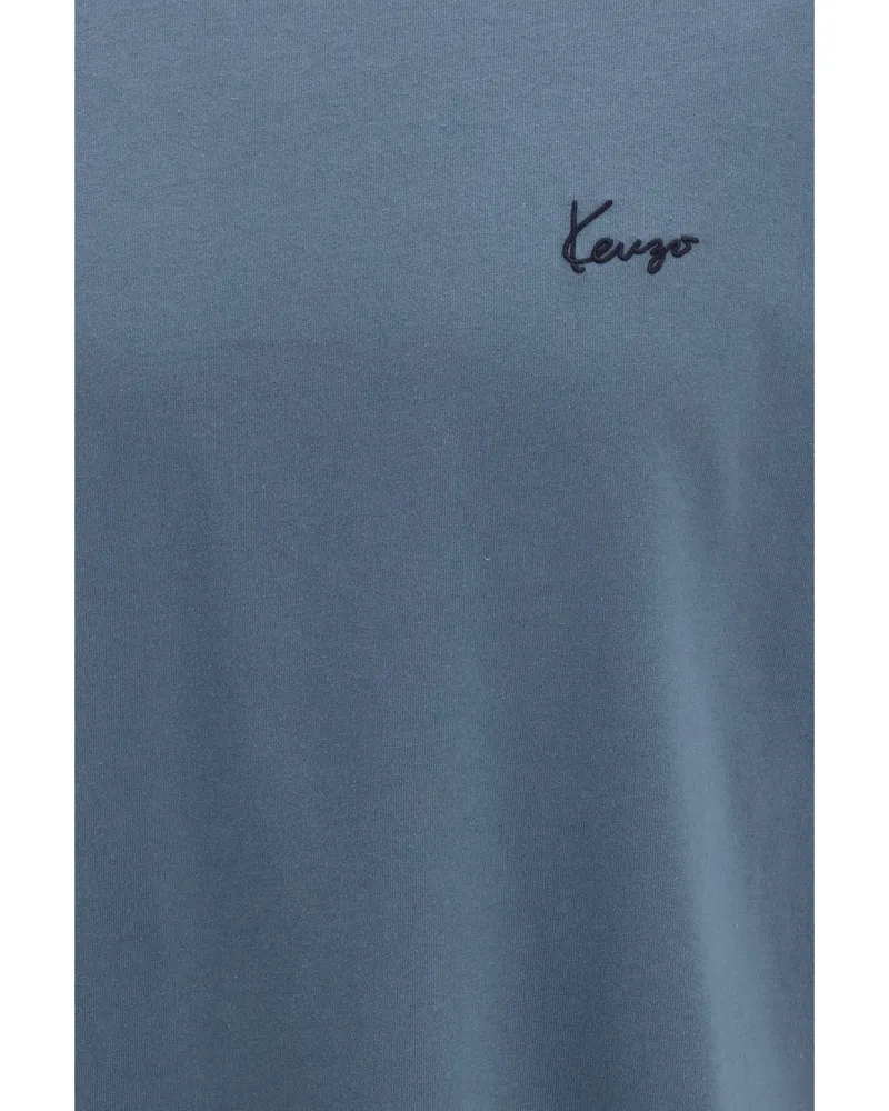 Kenzo Signature Embroidered T-Shirt — Gray Gray