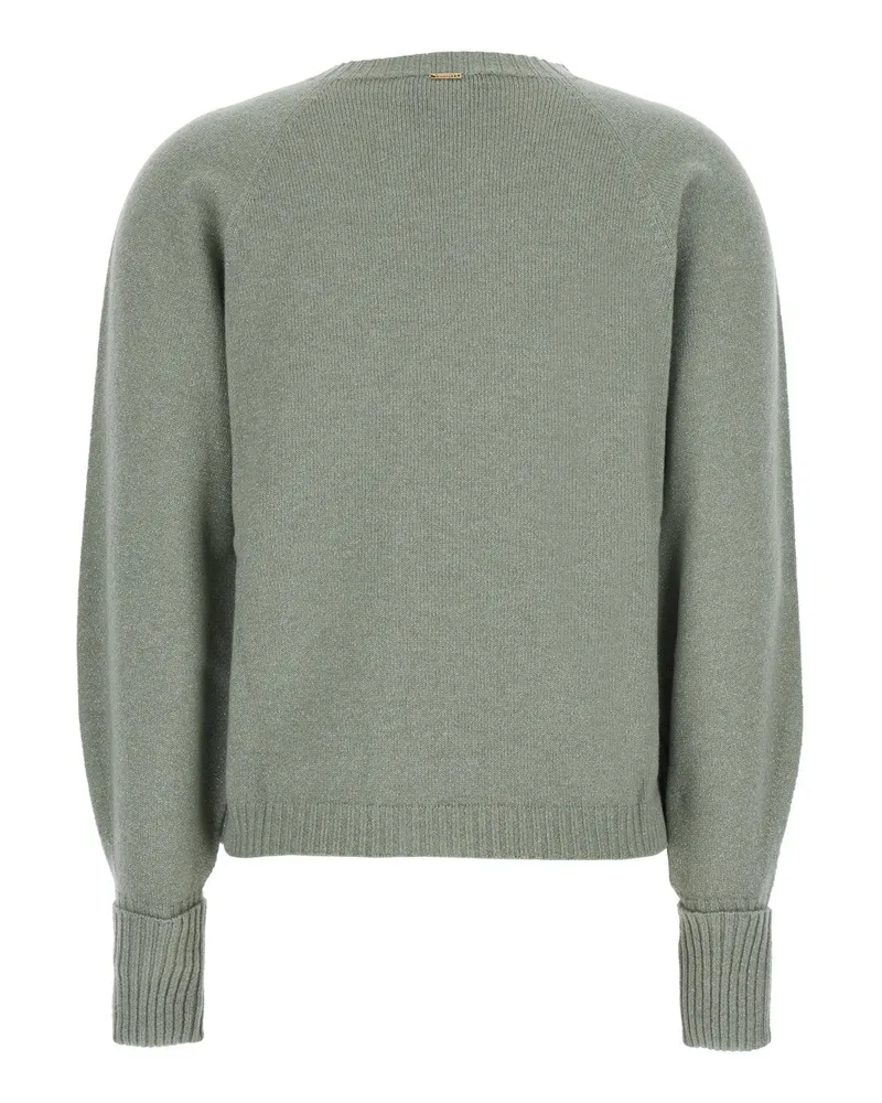 Twin-Set Wool and Cashmere Blend Sweater — Green Green