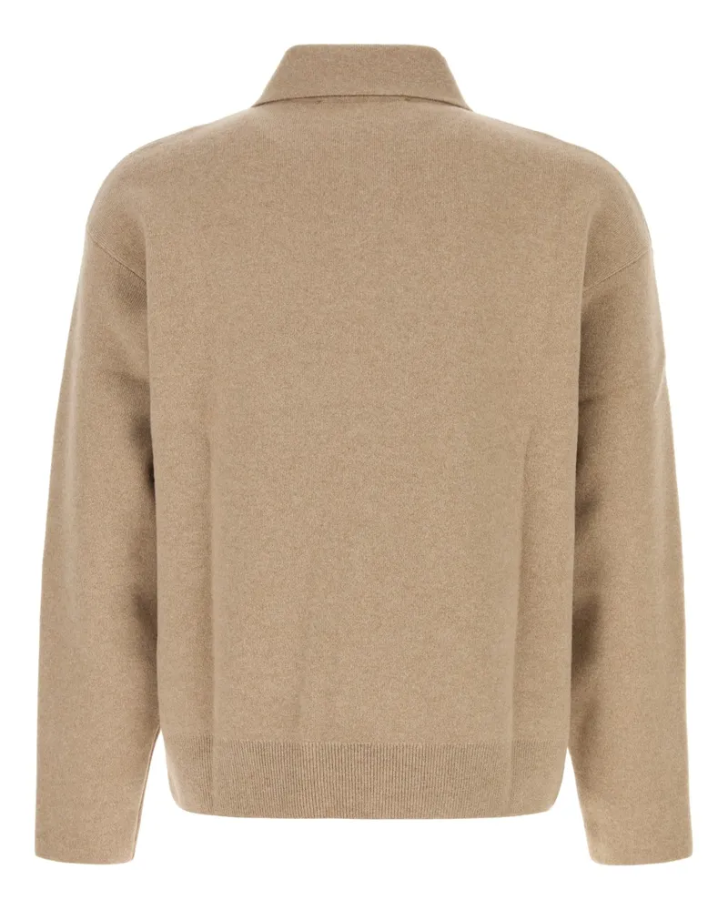 Jacquemus Men's Maglione Beige Maglieria Sweater Beige