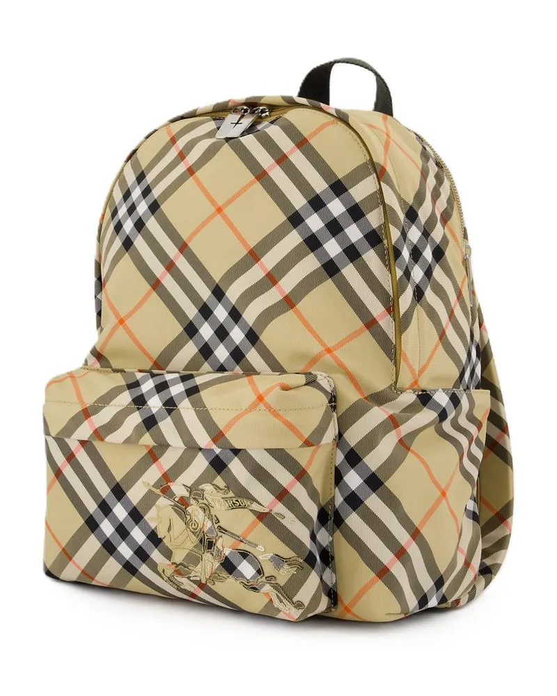 Burberry Vintage Check Backpack — Beige Beige