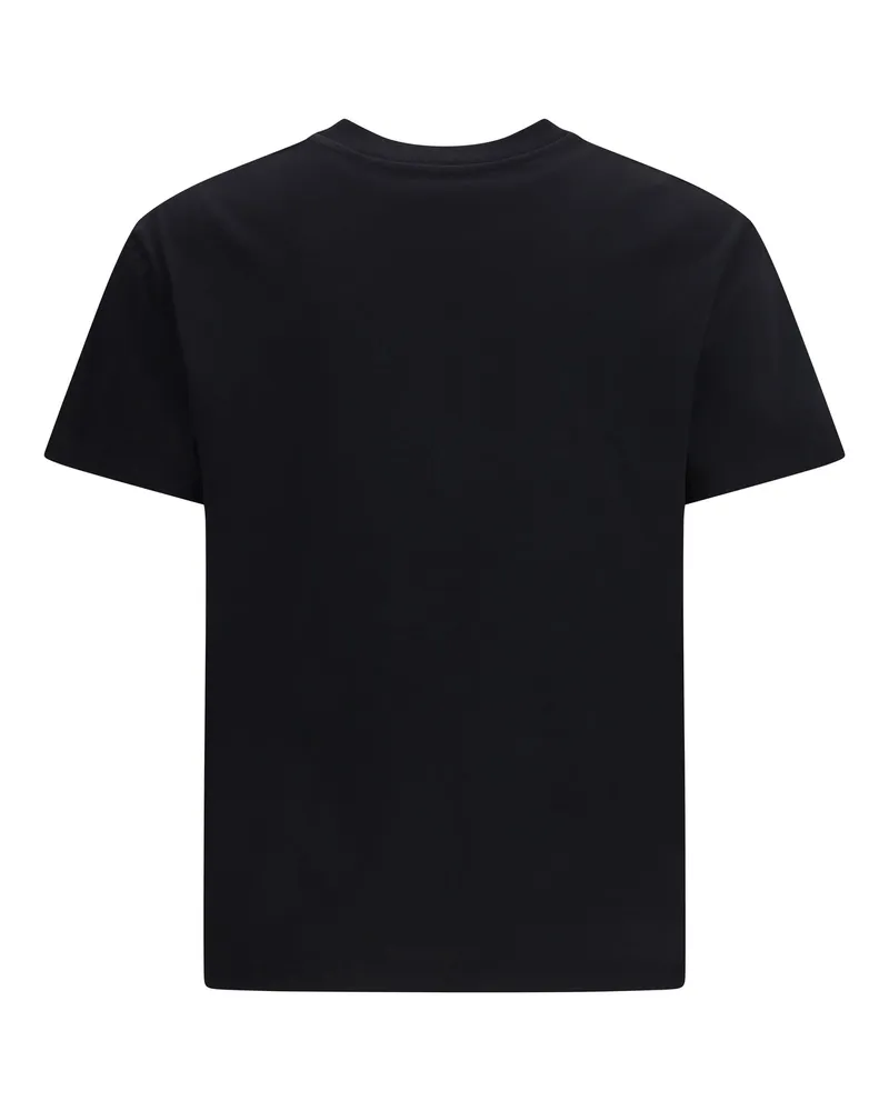 Valentino Garavani Men T-Shirt Vgold Black Cotton T-Shirts And Polos Black
