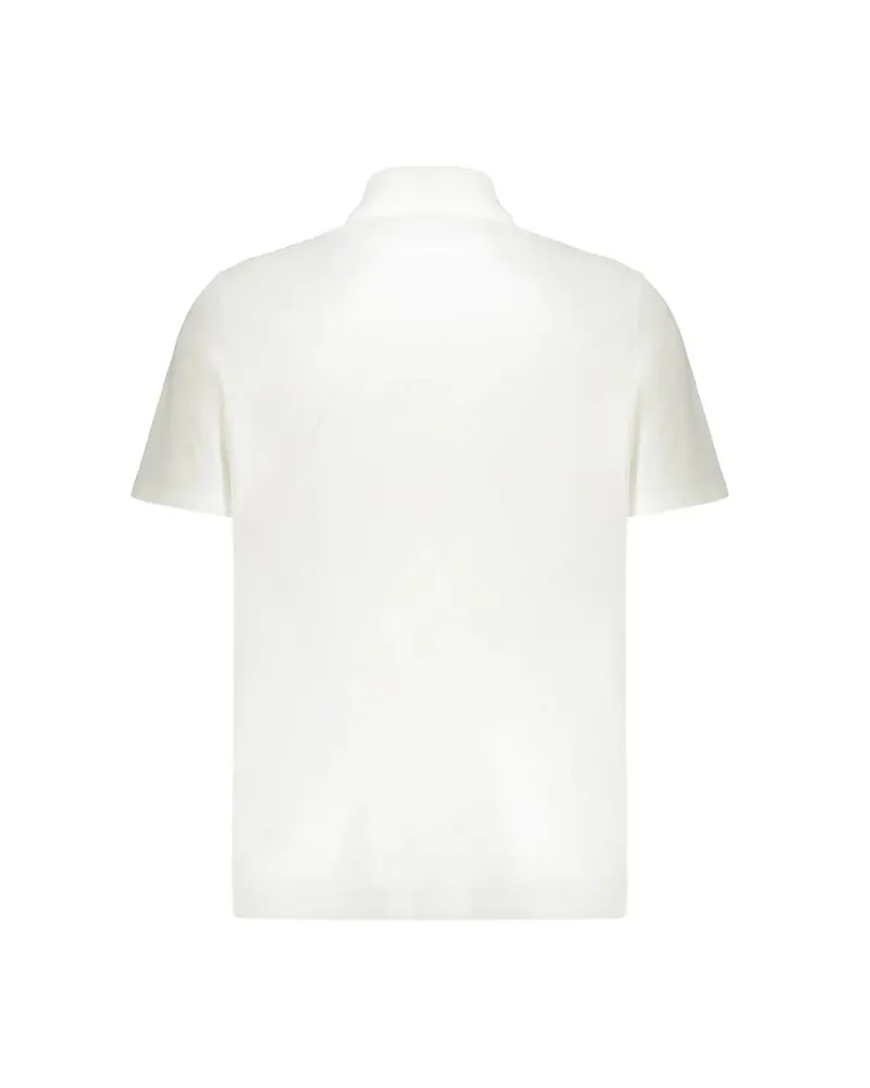Balmain Men's White Cotton Polo Shirt White