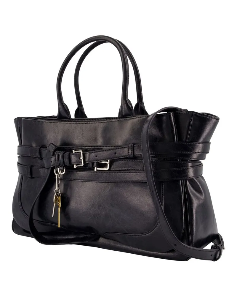 OSOI Women's Brocle Handbag -  Leather Black Cowhide Bags Handbags-Purses Black