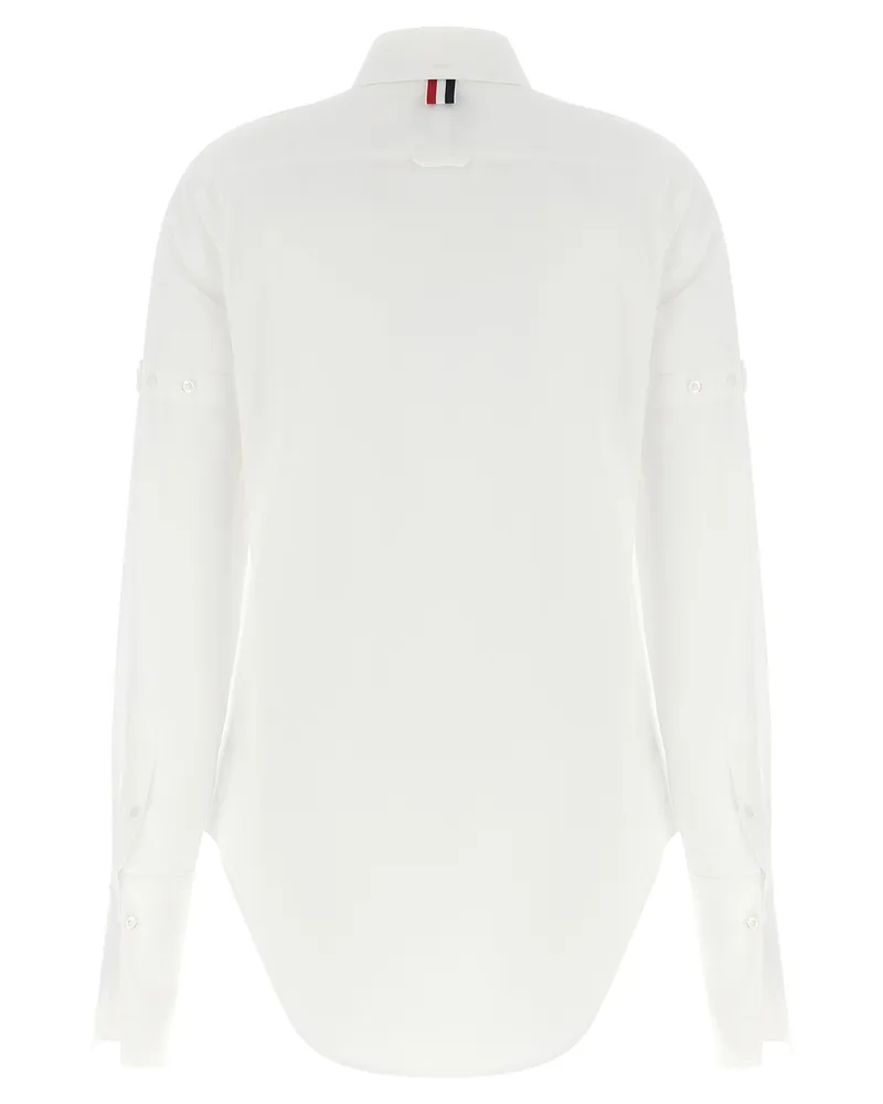 Thom Browne Women's White Cotton Blouse White