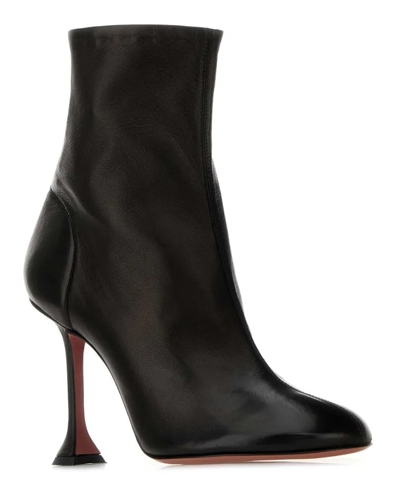 Amina Muaddi Boot — Black Black