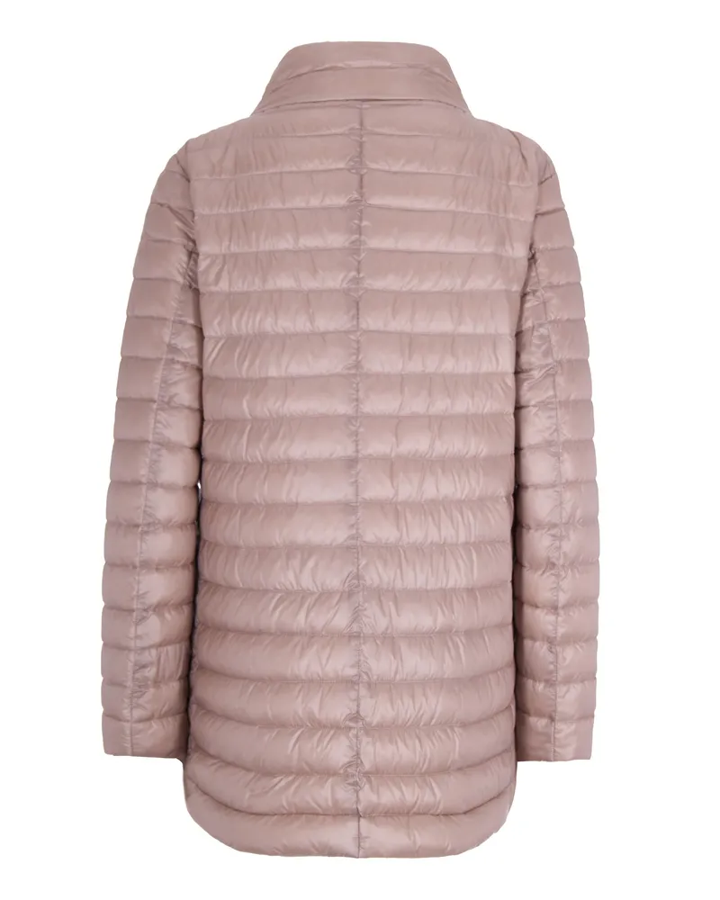 Herno Women's Puffer Jacket Reversible Light Pink Pink-Chantilly Pink/chantilly Pink