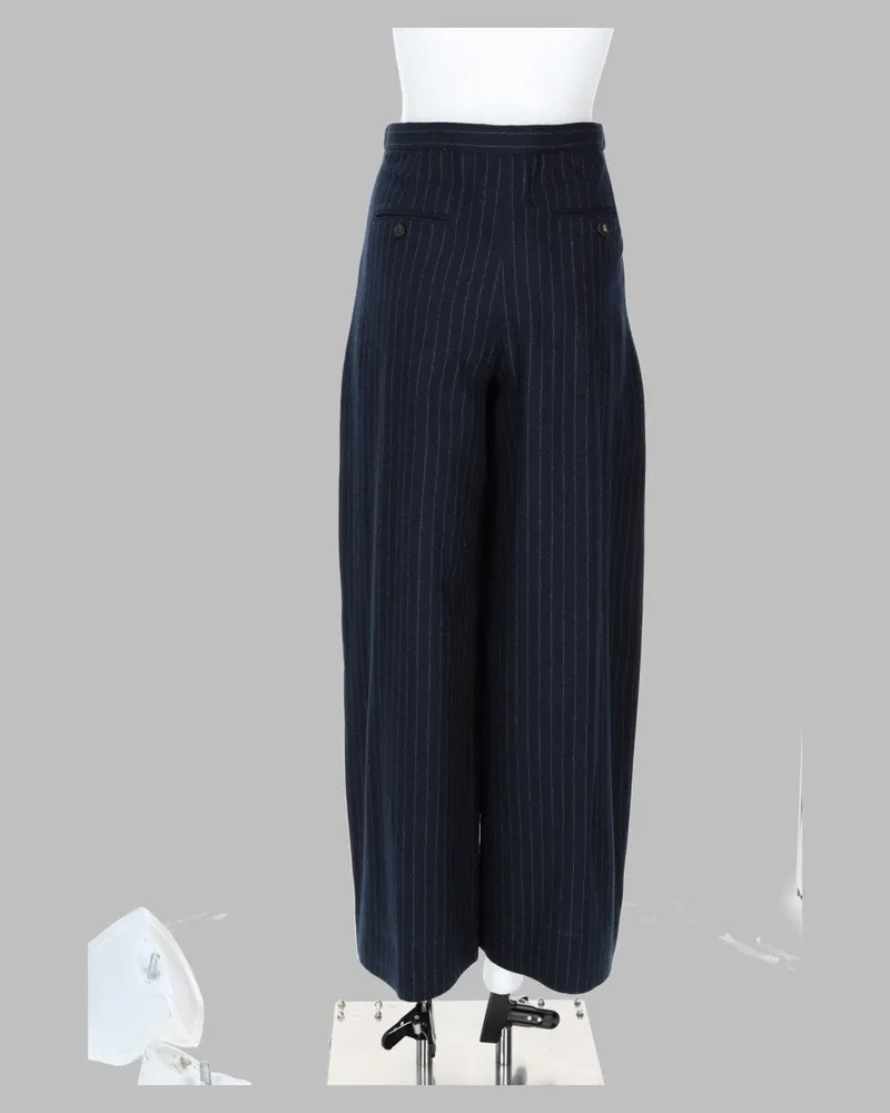 Max Mara Ordine Trousers — Blue Blue