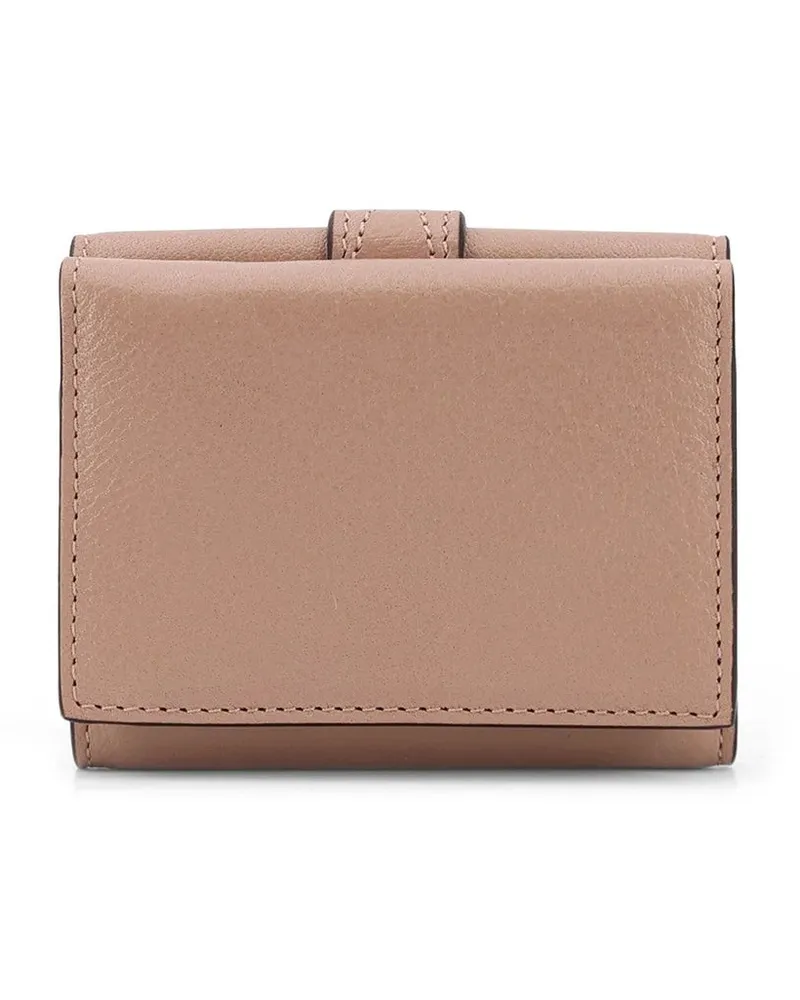 Chloé Women's Mini Portefeuille Trifold Paddington Pink Wallet Pink