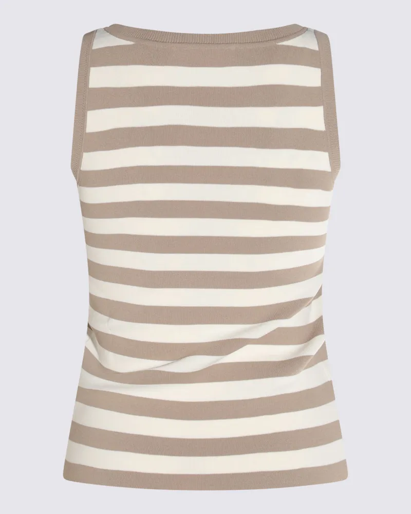 Max Mara Women's Top Avorio-Corda _vi Pa Avorio/corda Beige