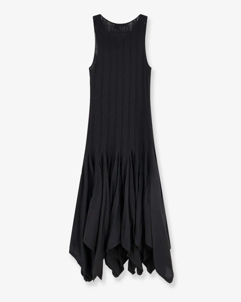 Loewe Women's Long Dress Paulas Ibiza Black Cotton Black