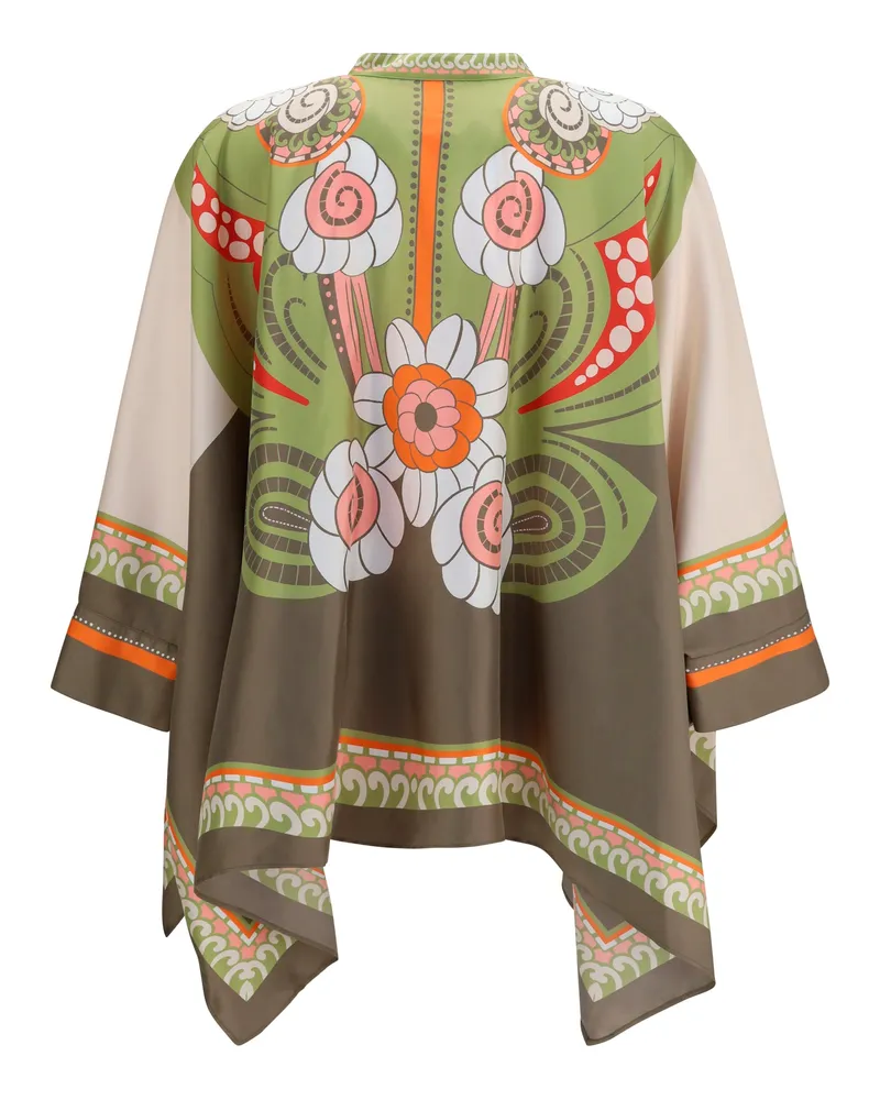 La DoubleJ Women Printed Silk Scarf Shirt Ambrosia Placée Multicolor