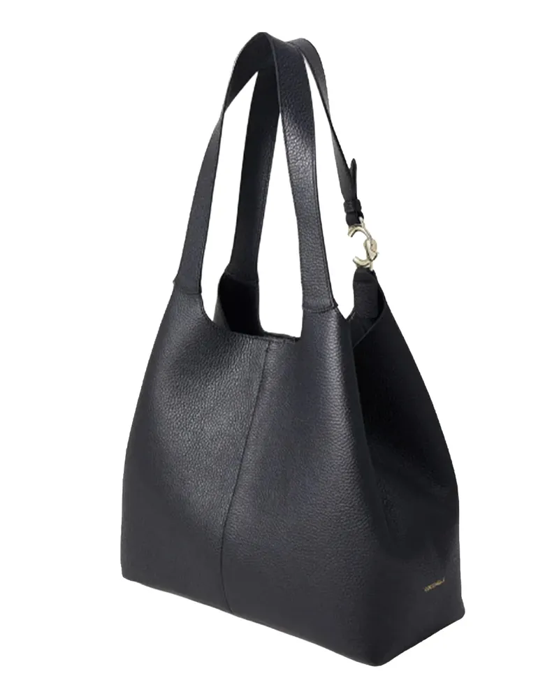 Coccinelle Women's Leather Handbag C-Easy Black Bovine Leather; Lining: Pu Handbags Hand Bags Black