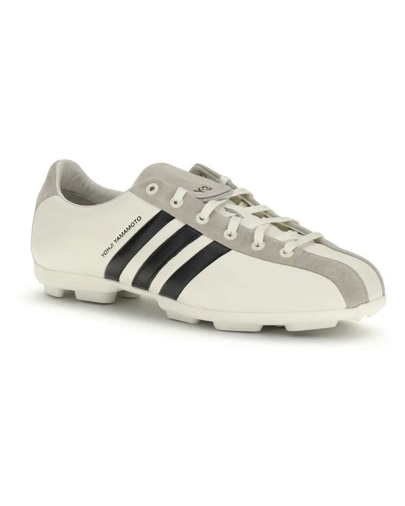 Y-3 Men's Field Sneakers Owhite-Black-Lbrown Owhite/black/lbrown White