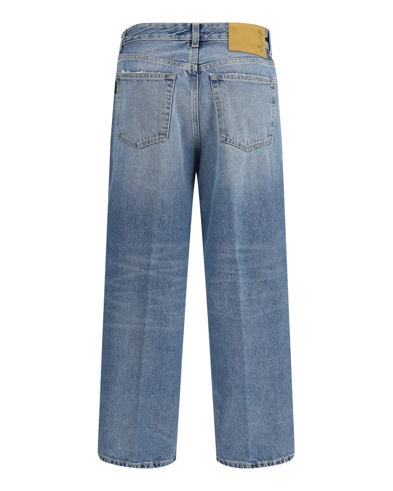 Haikure Women's Betty Boyfriend Jeans Nordic Blue Cotton Blue
