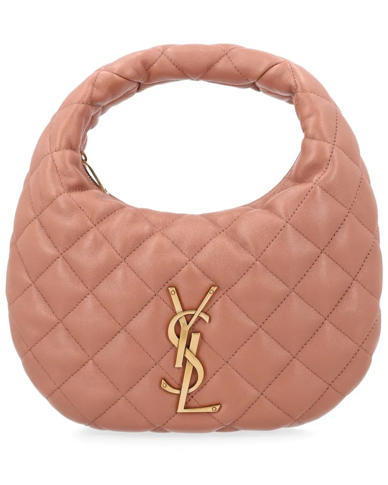 Saint Laurent Icarino Baby Shoulder Bag — Brown Brown