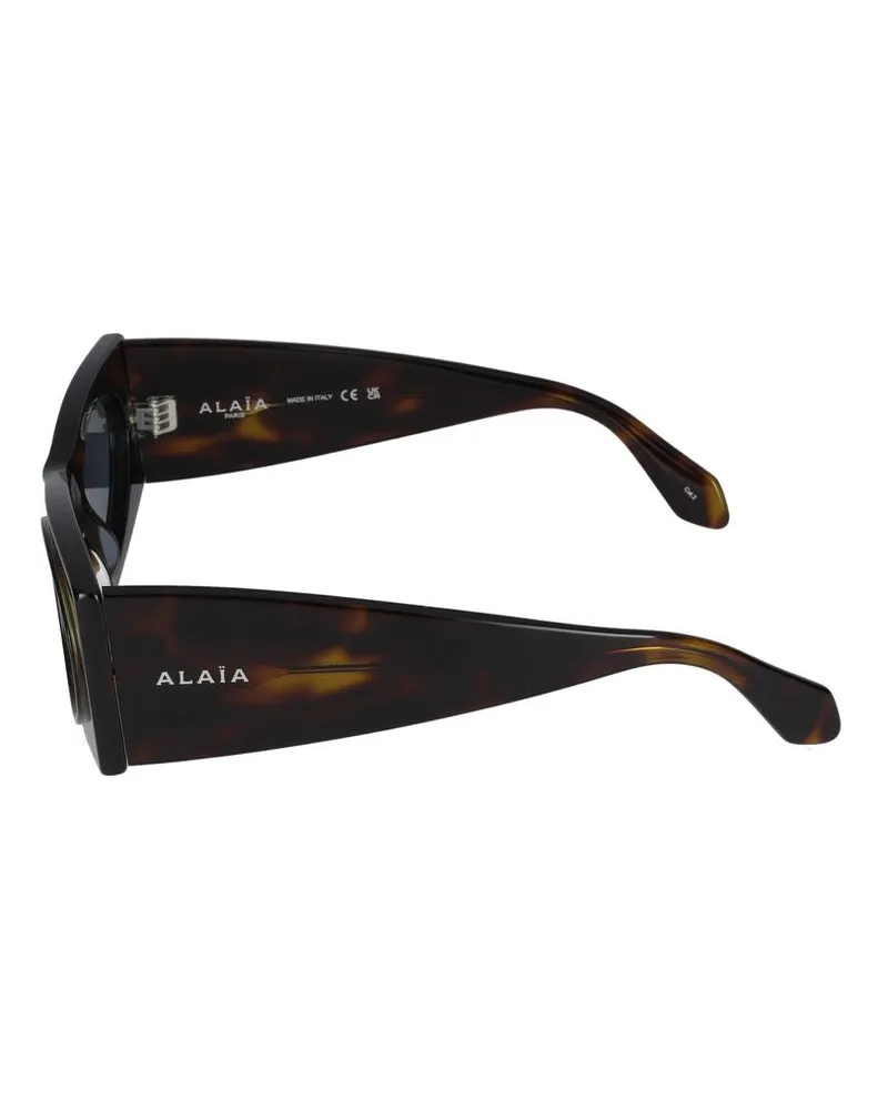 Alaïa Women's Sunglasses  Aa0085s 004 Havana Blue 19-140 Acetate Havana