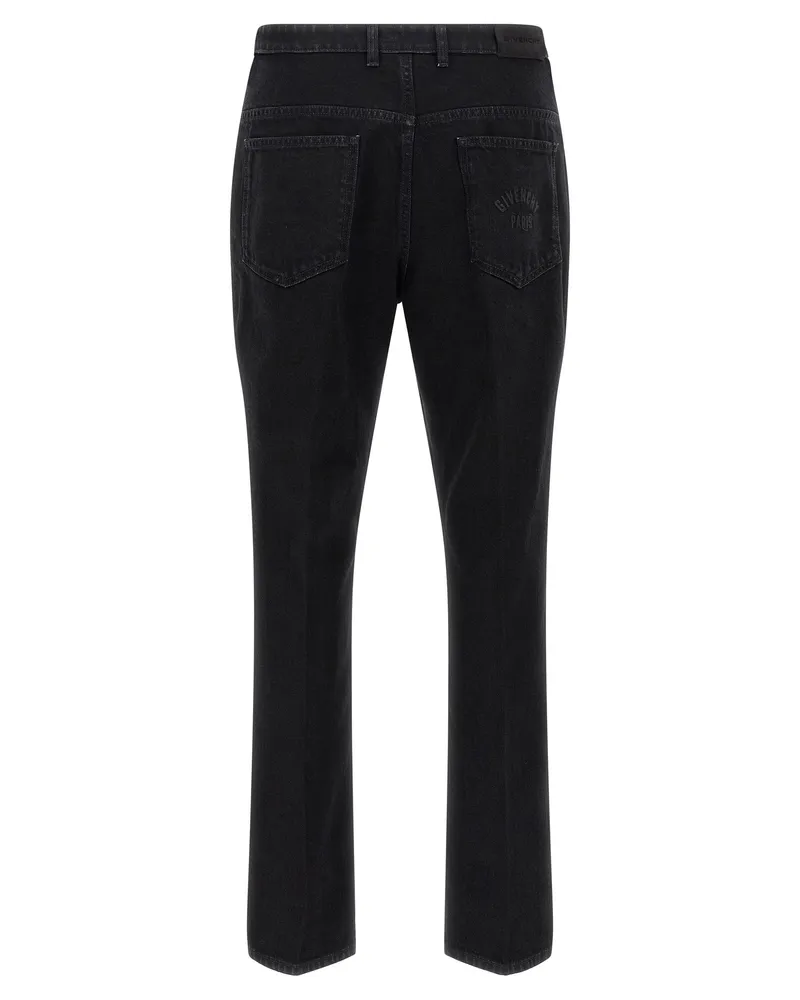 Givenchy Straight-Leg Denim Jeans — Black Black