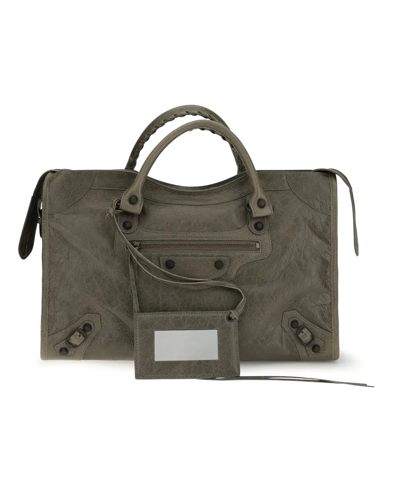 Balenciaga Le City Top Handle Bag — Green Green
