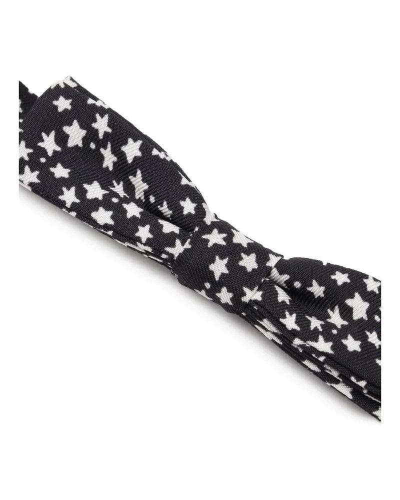 Dolce & Gabbana Men's Black Silk Bowtie Accessory Black