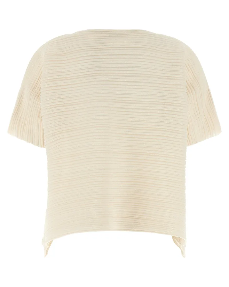 Issey Miyake Blouse — Cream Cream