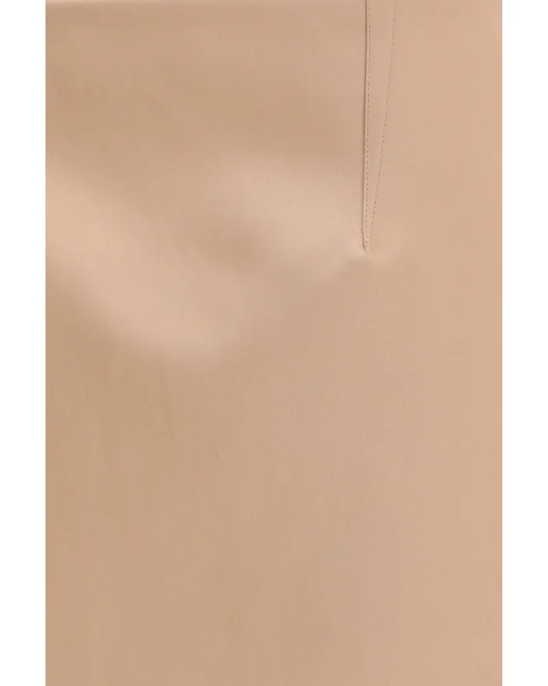 Chloé Women's Satin Skirt Rose Dust Polyester Pink