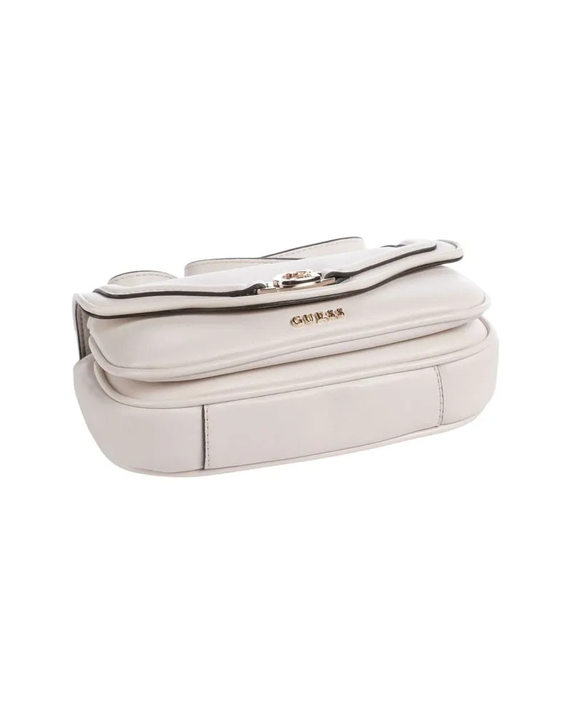 Guess Women's Crossbody Bag Off White Polyurethane - Crossbody-Bags White