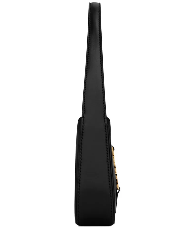 Saint Laurent Women's Le 5 À 7 Mini Hobo Bag Black Calf Leather Shoulder Black